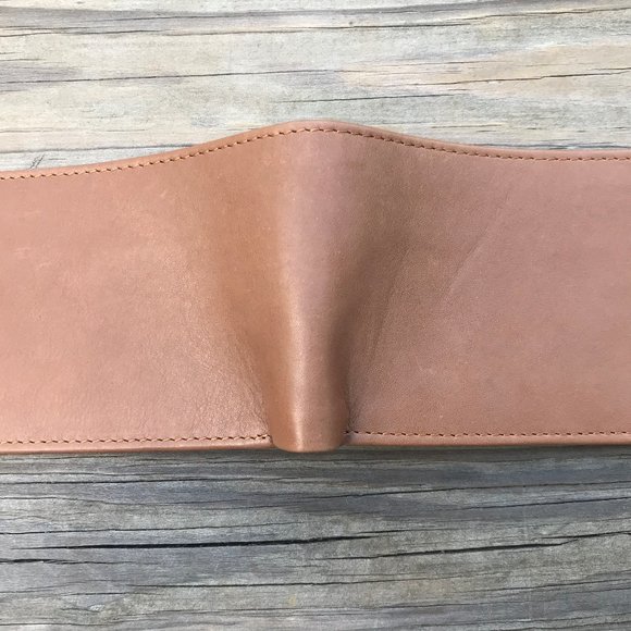 Brown Wallet Handmade Genuine Leather Card Holder - Picture 6 of 10